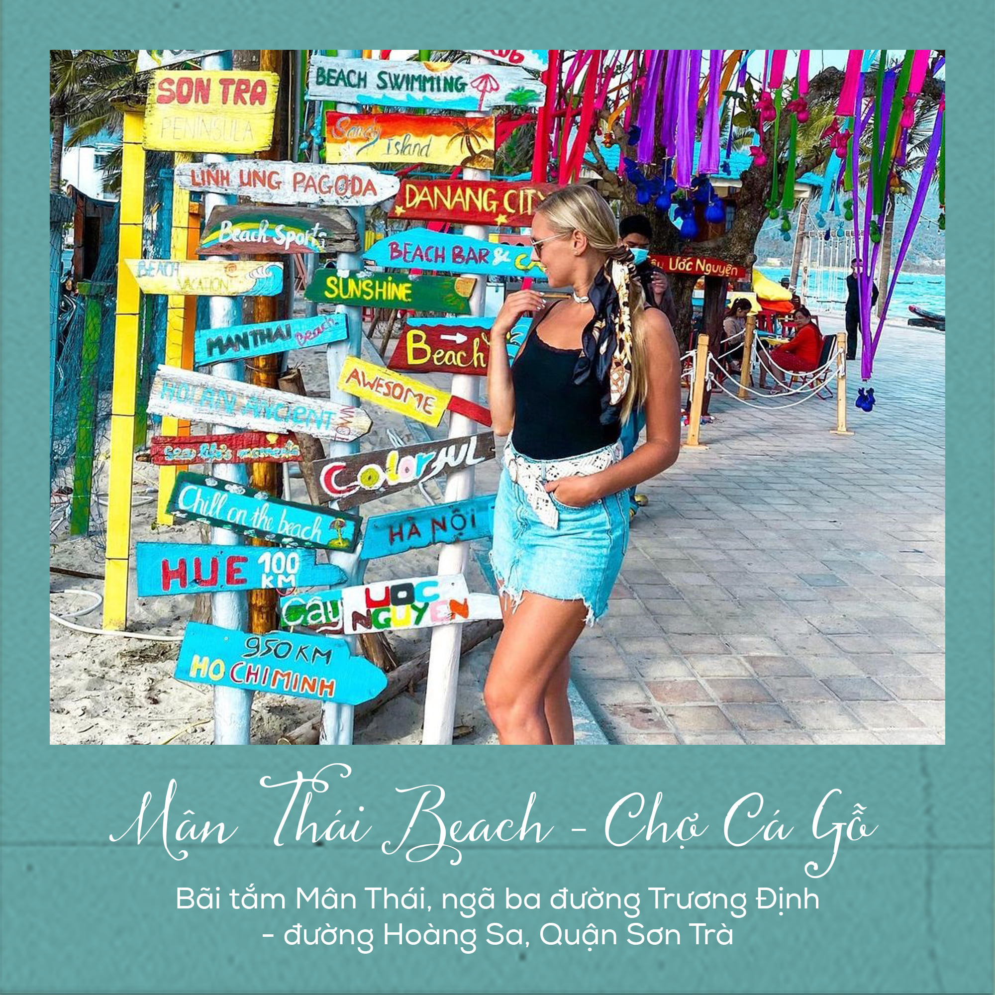 chợ cá gỗ bãi biển mân thái đà nẵng