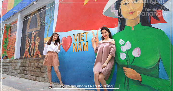 Check-in Làng bích họa Đà Nẵng đẹp lung linh