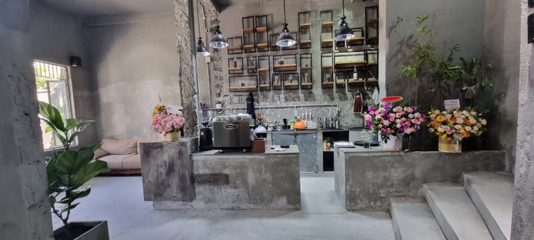 Pêcher Cafe – Quán cafe tone xám dành cho team sang xịn mịn thích sự đơn giản