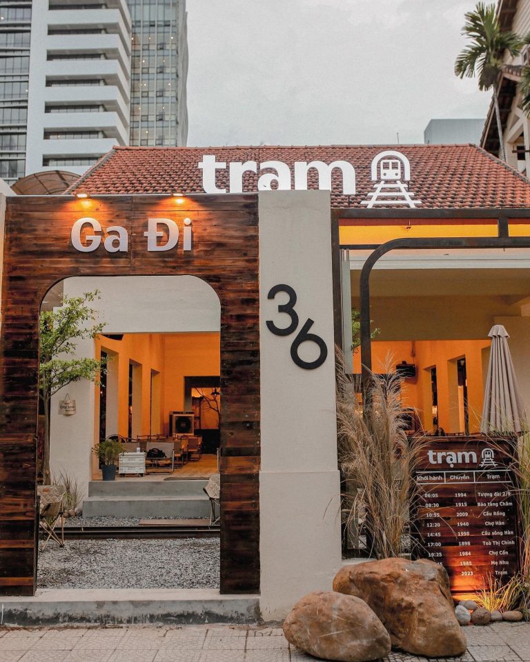 Trạm cafe – quán cà phê concept đường ray độc lạ có 102 tại Đà Nẵng