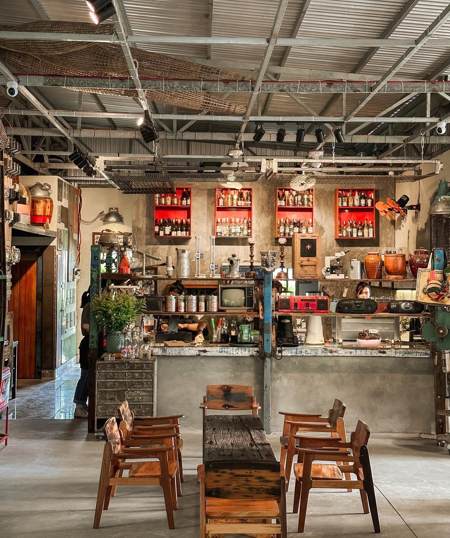 Quán rất chú trọng phần decor.