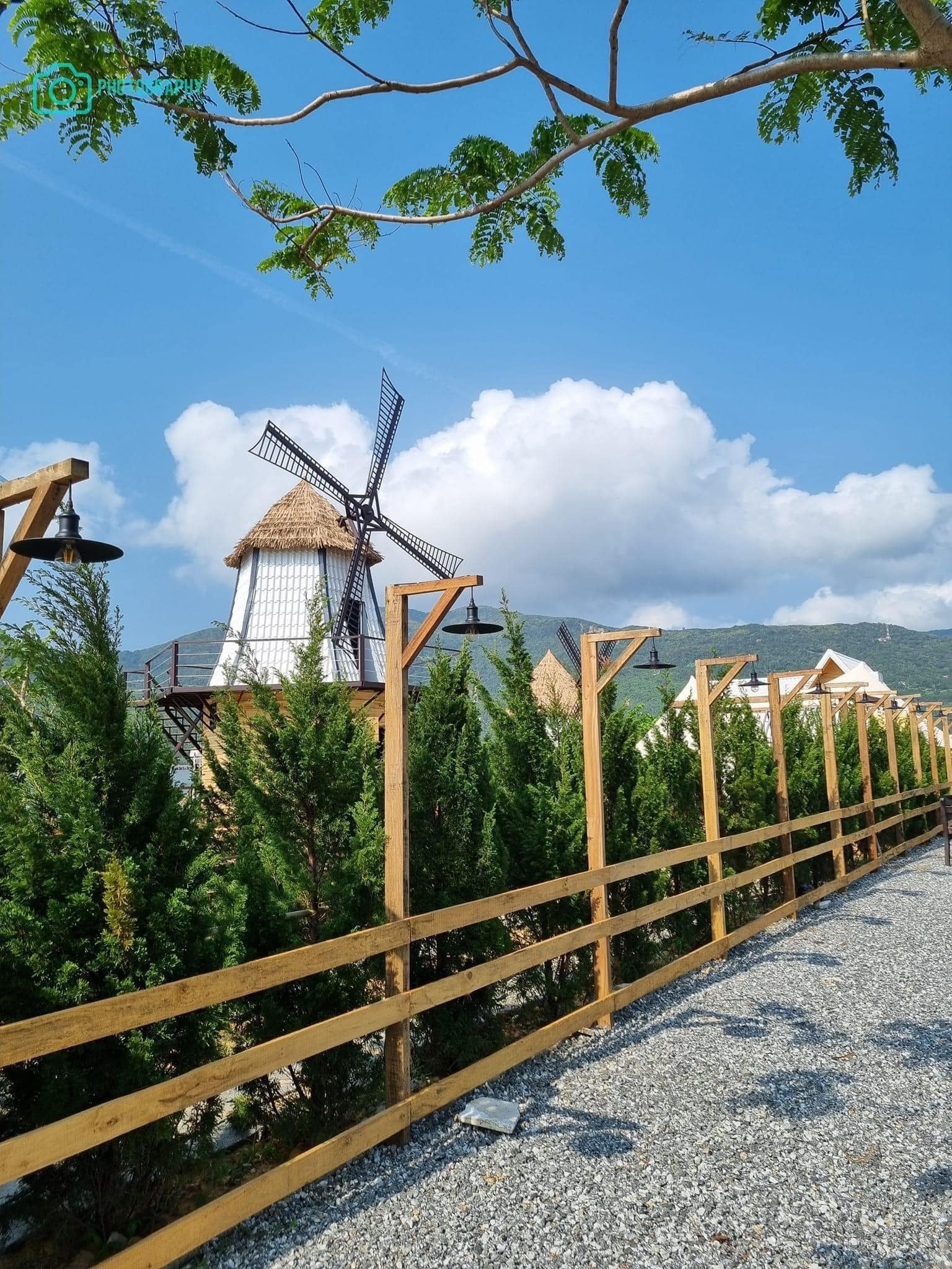 Không gian trong lành và mát mẻ.