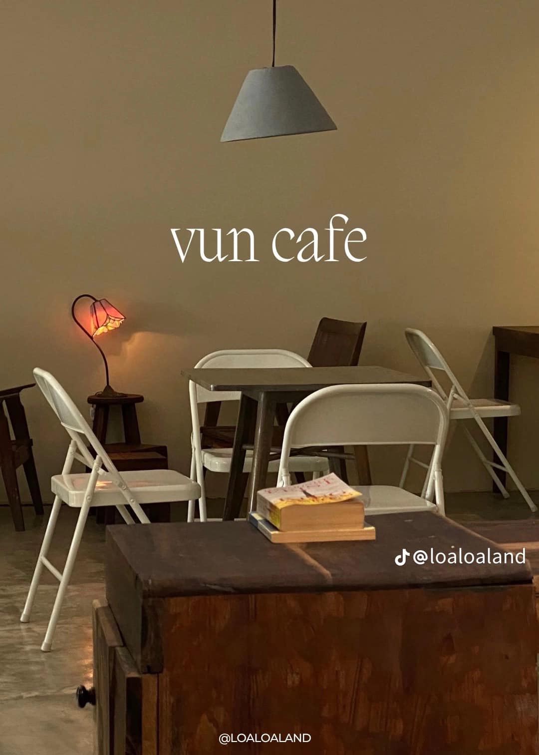 Vun Cafe mang lại cảm giác nhẹ nhàng, bình yên.