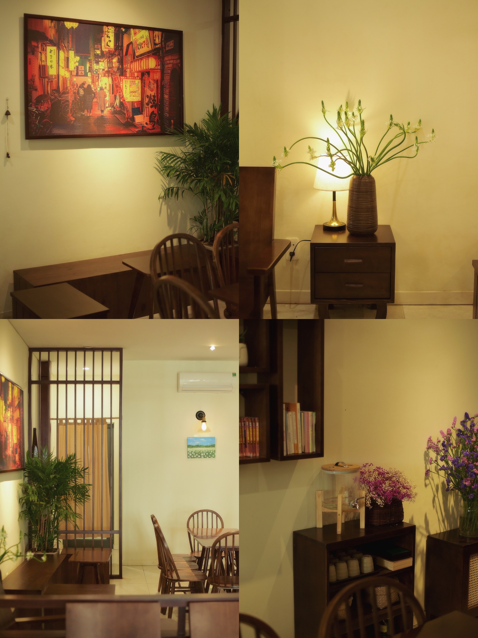 Quán chú trọng phần decor.