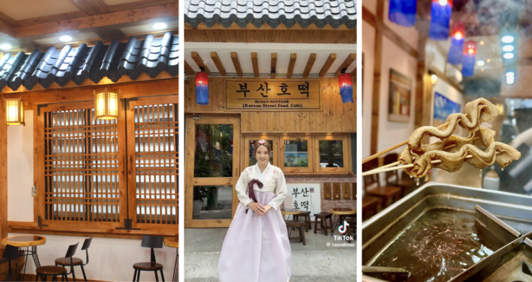 Trải nghiệm ăn vặt truyền thống Hàn Quốc tại không gian mang đậm chất Hàn