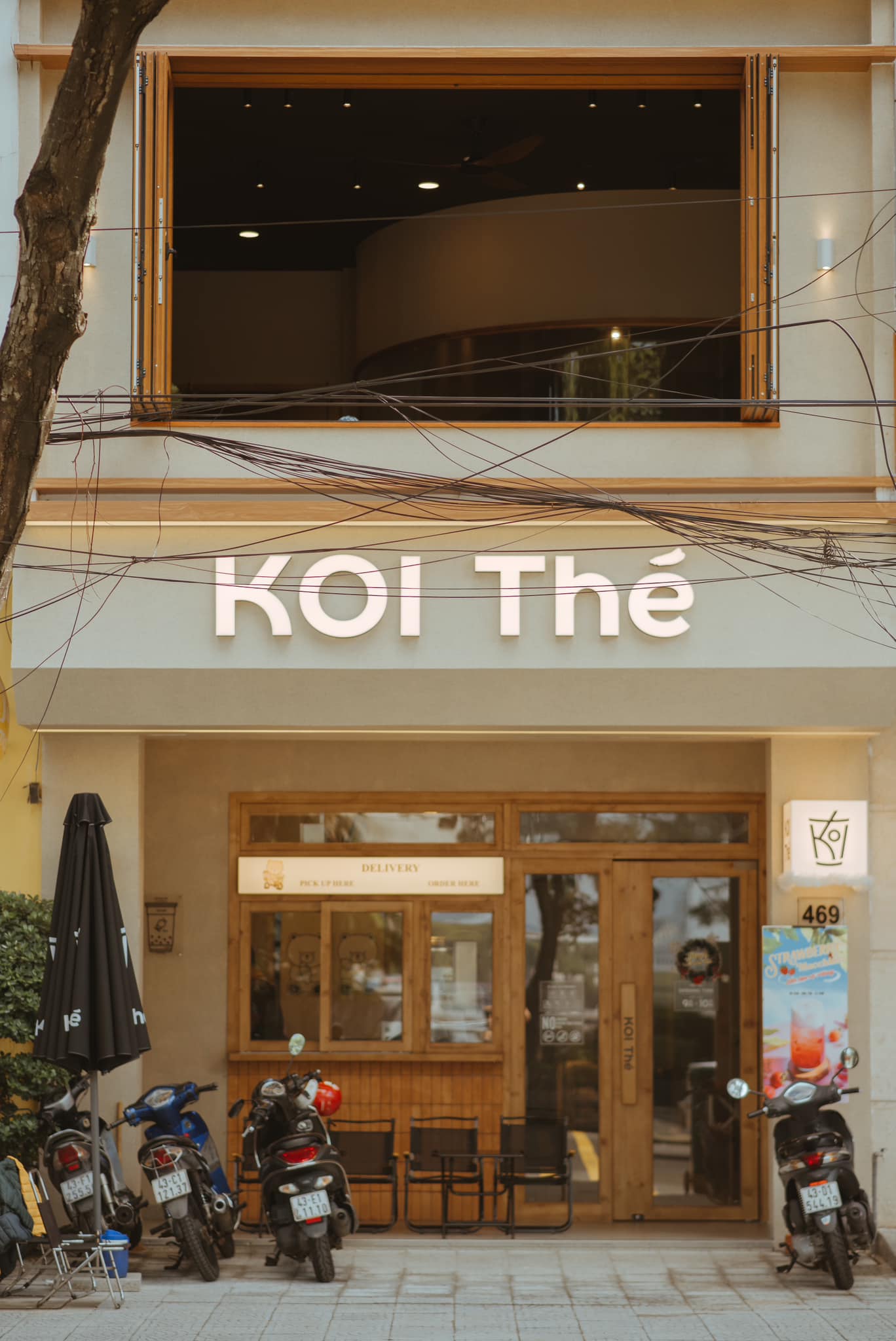 Koi Thé sở hữu thiết kế xinh xắn.