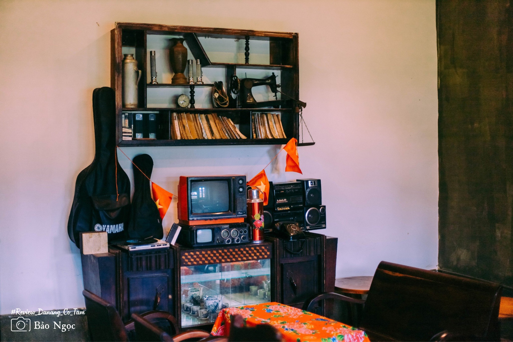 Không gian vintage, gần gũi.