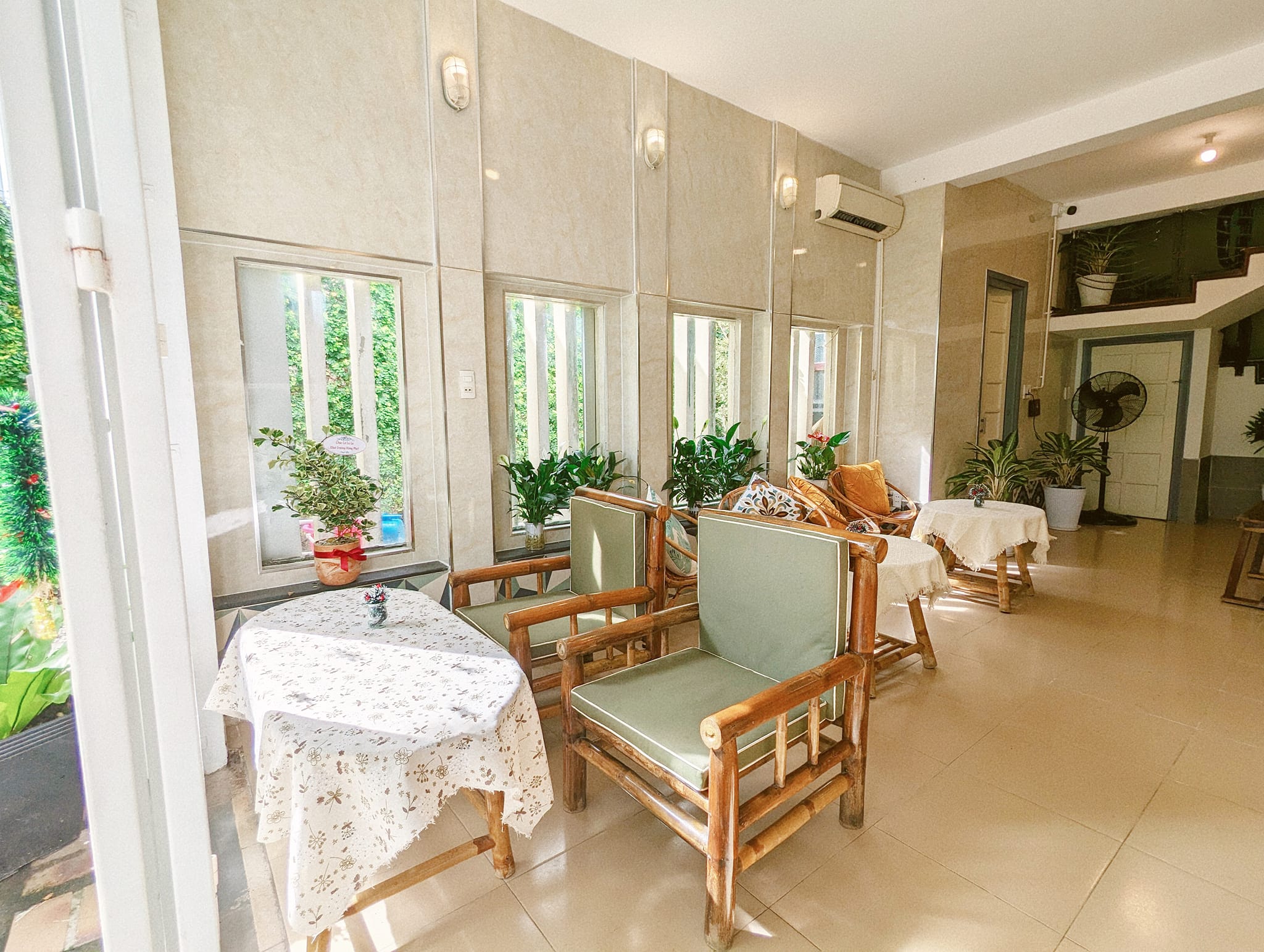 Chỗ ngồi thoải mái.