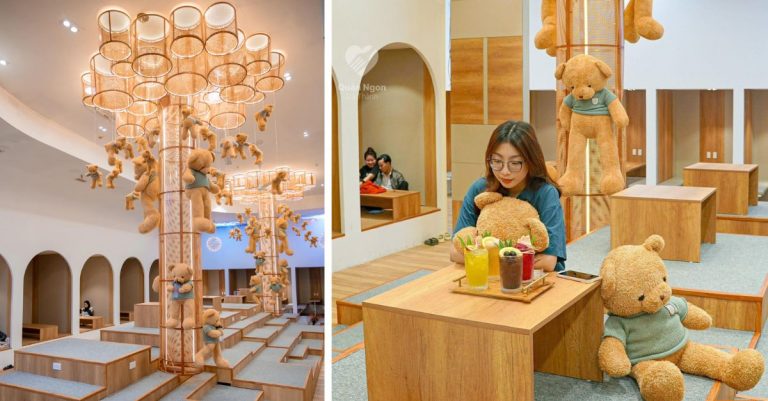 Quán cà phê gấu bông với 1000 góc “sống ảo”