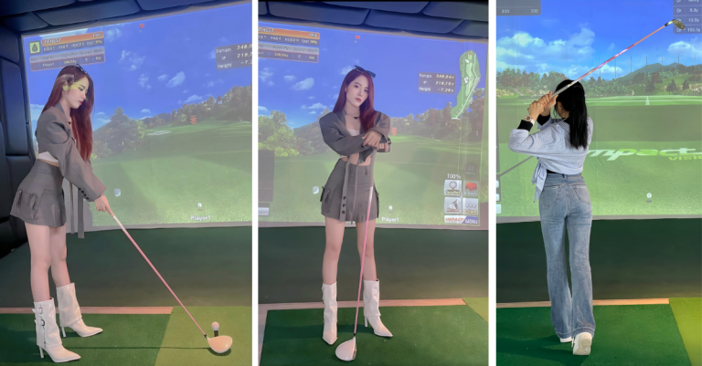 Trải nghiệm đánh golf tại quán cà phê xinh xắn mới toanh