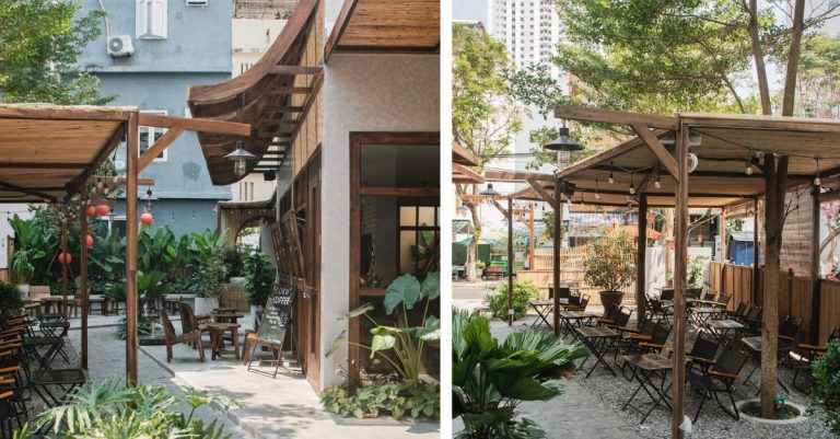 Góc cà phê sân vườn chill chill giữa phố