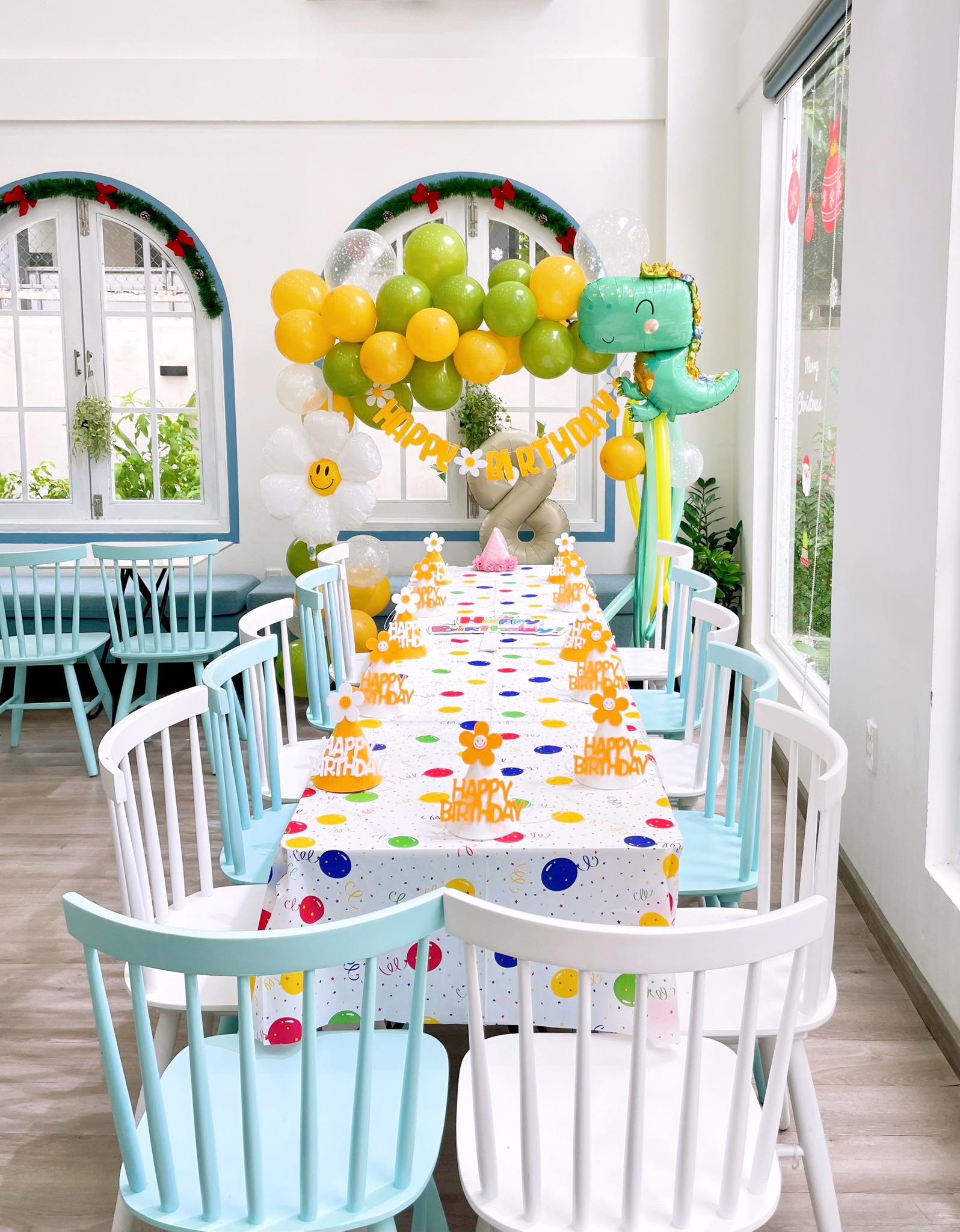 Địa điểm có tổ chức tiệc sinh nhật cho bé.