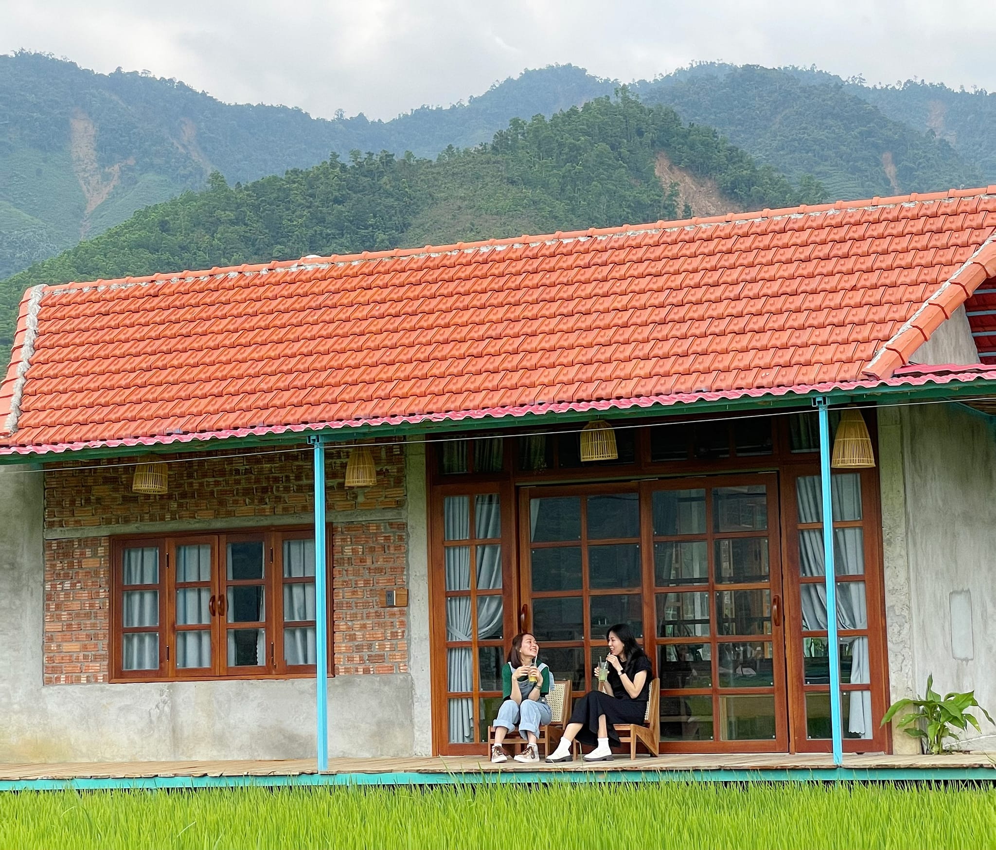 Vẻ thanh bình tại Lúa Coffee House.