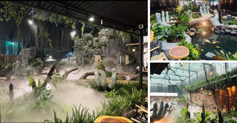 Khu vườn nhiệt đới xanh mát với “đôi bàn tay Bà Nà Hill” ấn tượng ngay tại trung tâm