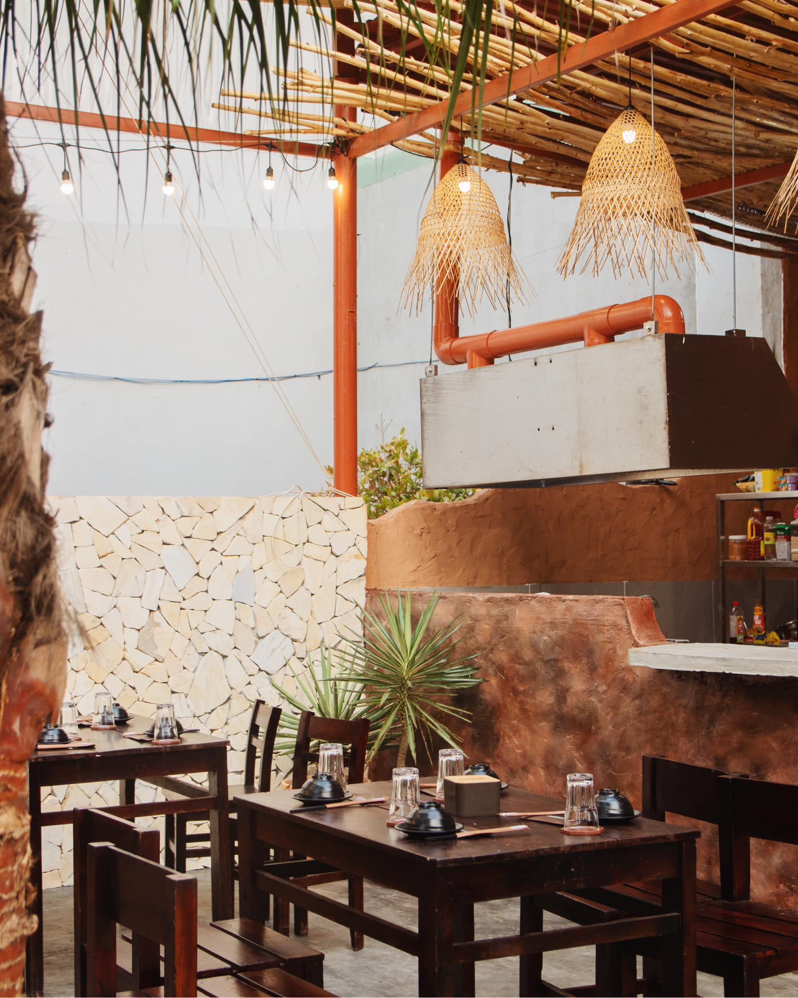 Boho Nhậu tự do rất chú trọng phần decor.