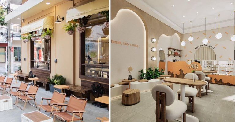 Tiệm cà phê bánh vibe Hàn Quốc mới toanh cực xinh xắn