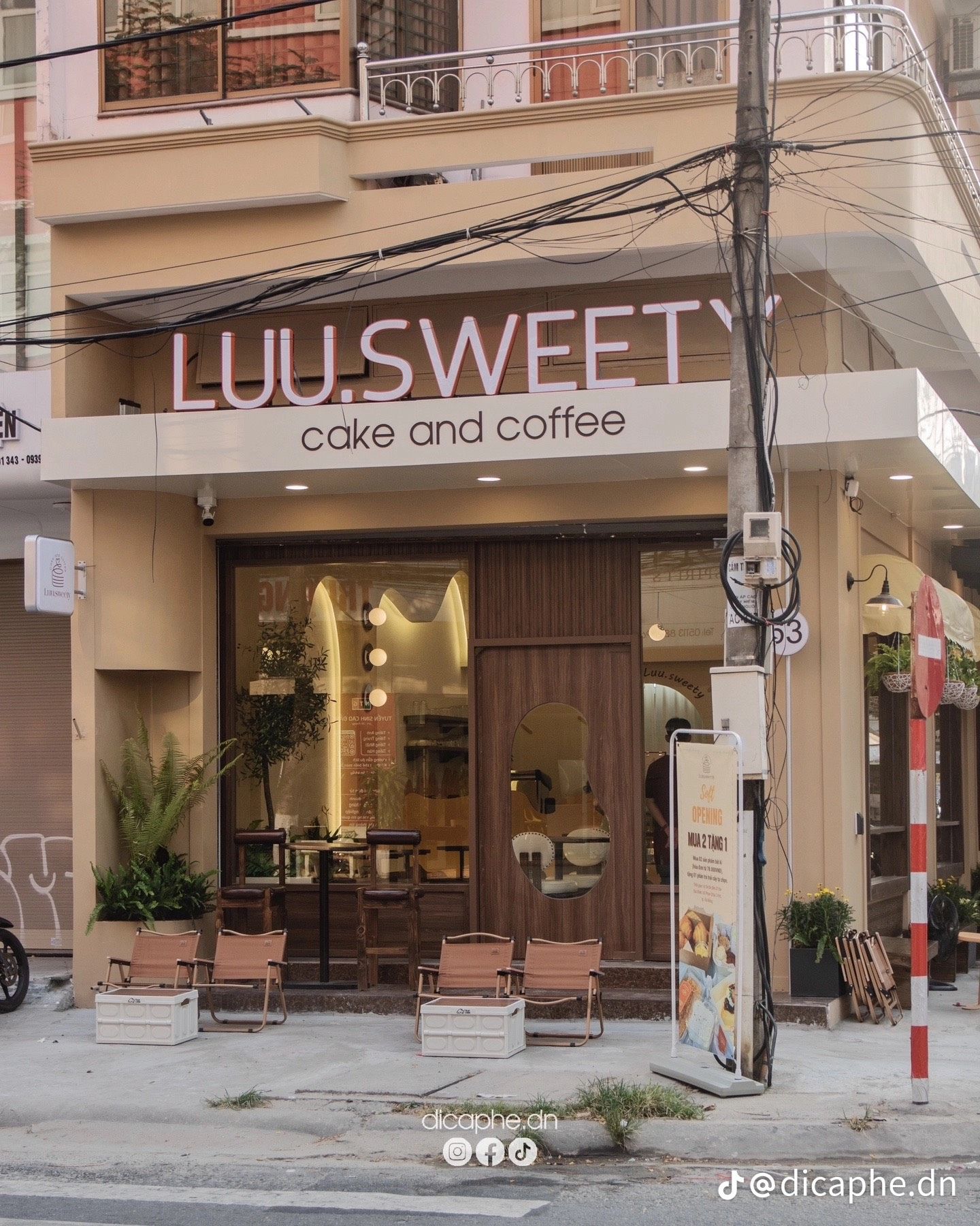 Luu Sweety có không gian xinh xắn.